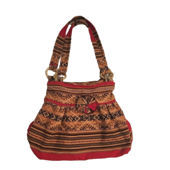 Source Unknown Handbags - Womens bohemian style Aztec shoulder bag.